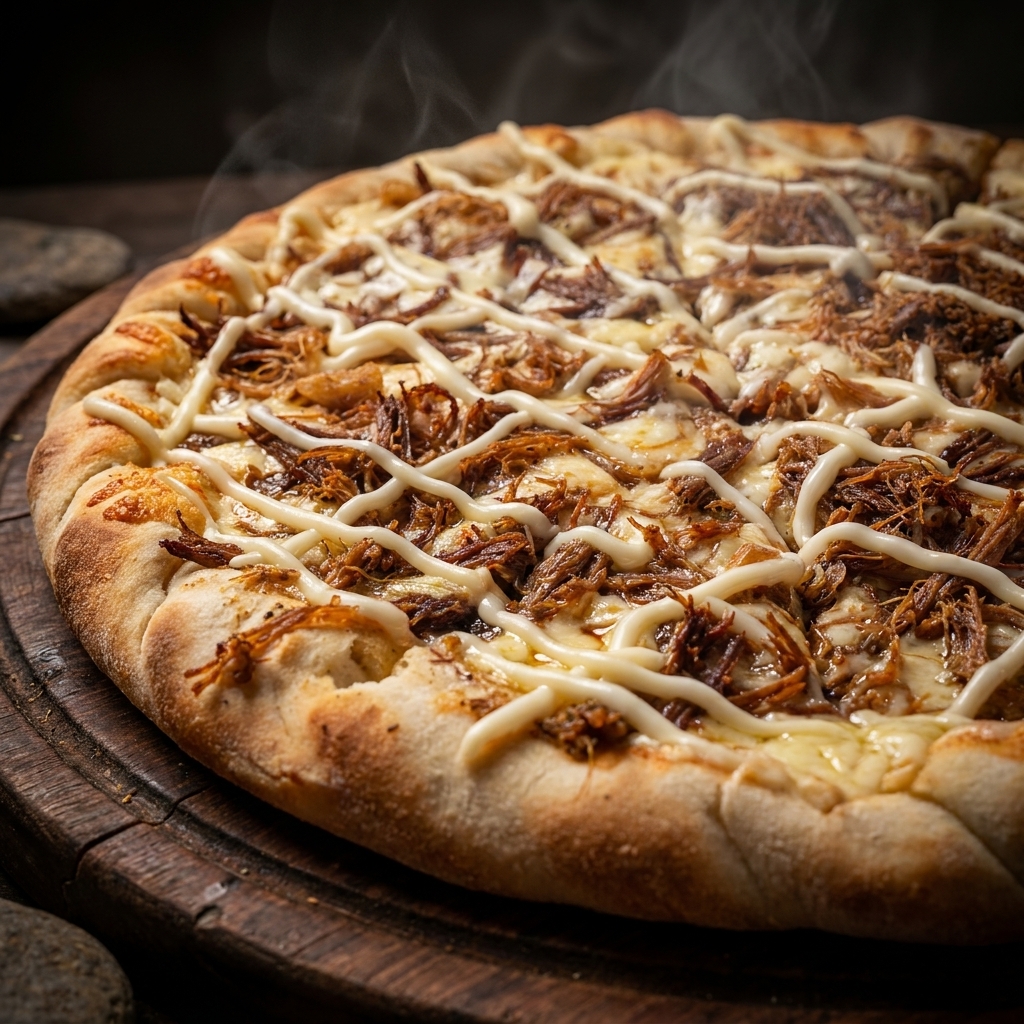 Pizza Carne Seca ao Cheddar